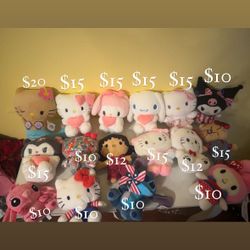 hello kitty plushies 