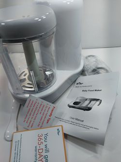 BEAR 2023 Baby Food Maker, One Step Baby Food Processor Steamer Puree  Blender