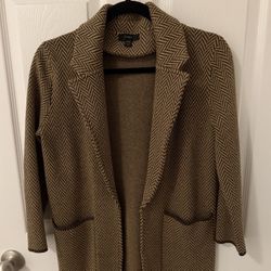 J. Crew Chevron Print Sweater Blazer