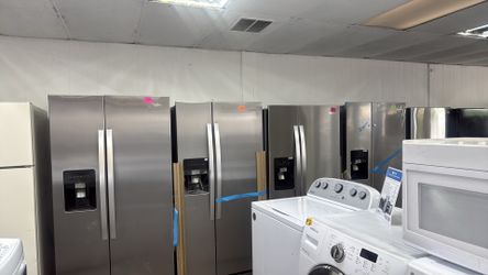 stainless steel side by side