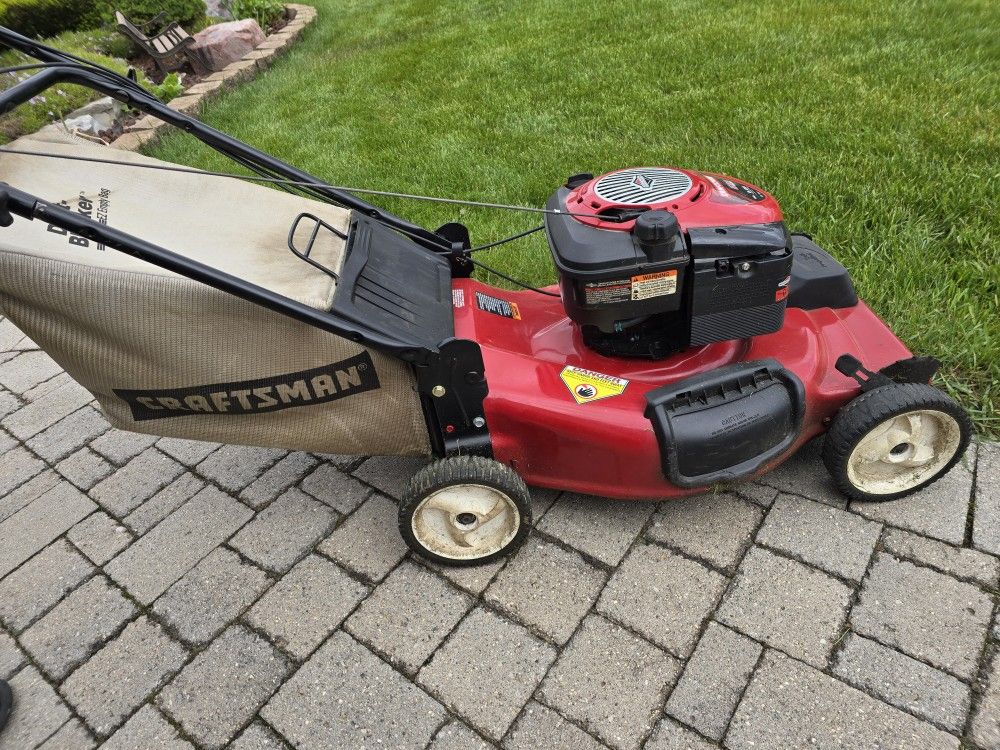 Lawn Mower With Bag
