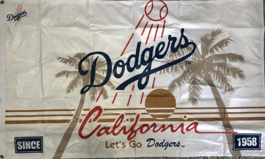 Dodgers California Flag 5ftx3ft $20 Firm On Price