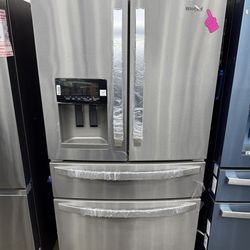 Brand new Whirlpool 36 in. 24.5 cu. ft. Standard Depth French Door Refrigerator in Fingerprint Resistant Stainless Steel