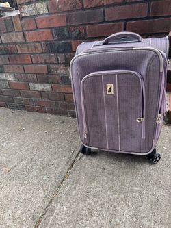 Free London Fog suitcase.
