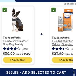 ThunderWorks Thundershirt(xs) And Calming Pharamone
