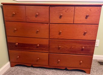 Wooden Dresser - Clean, Light, and Sturdy