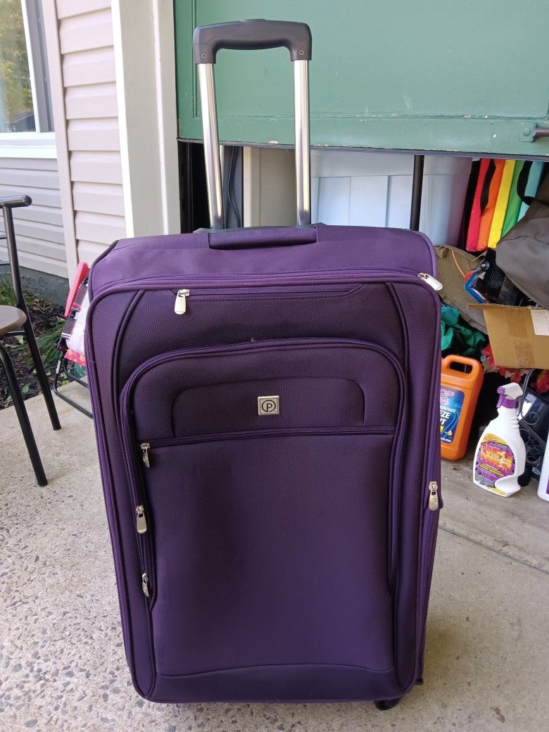 Luggage On Wheels 31 Inches Tall By 18 In Wide