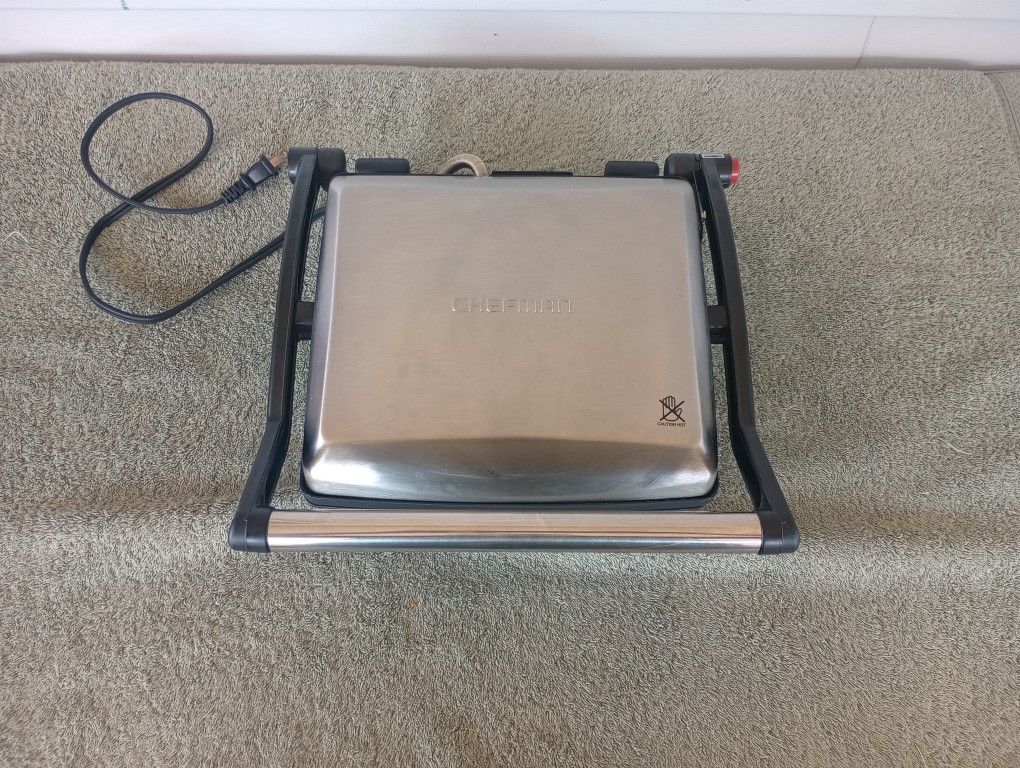 Chef Electric panini press grill gourmet sandwich maker