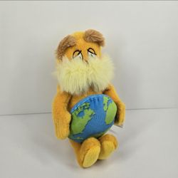 2020 Aurora Dr. Seuss The Lorax Planet Earth Plush 10" Stuffed Animal Orange