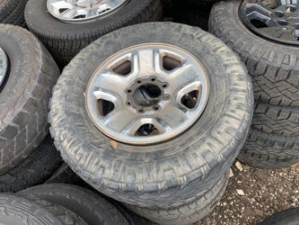 Ram 2500 3500 rims and tires must go!!