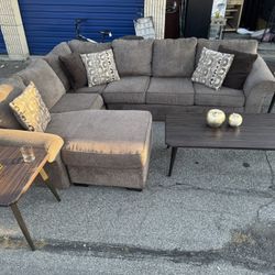 Beautiful Living Room Set Brown