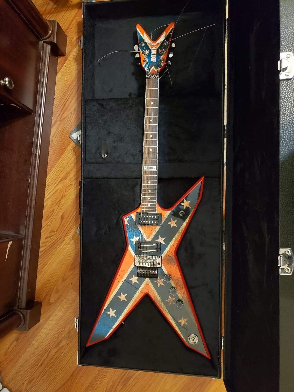 ACCEPTING OFFERS Dean Dimebag Darrell Dixie Rebel Guitar for Sale in