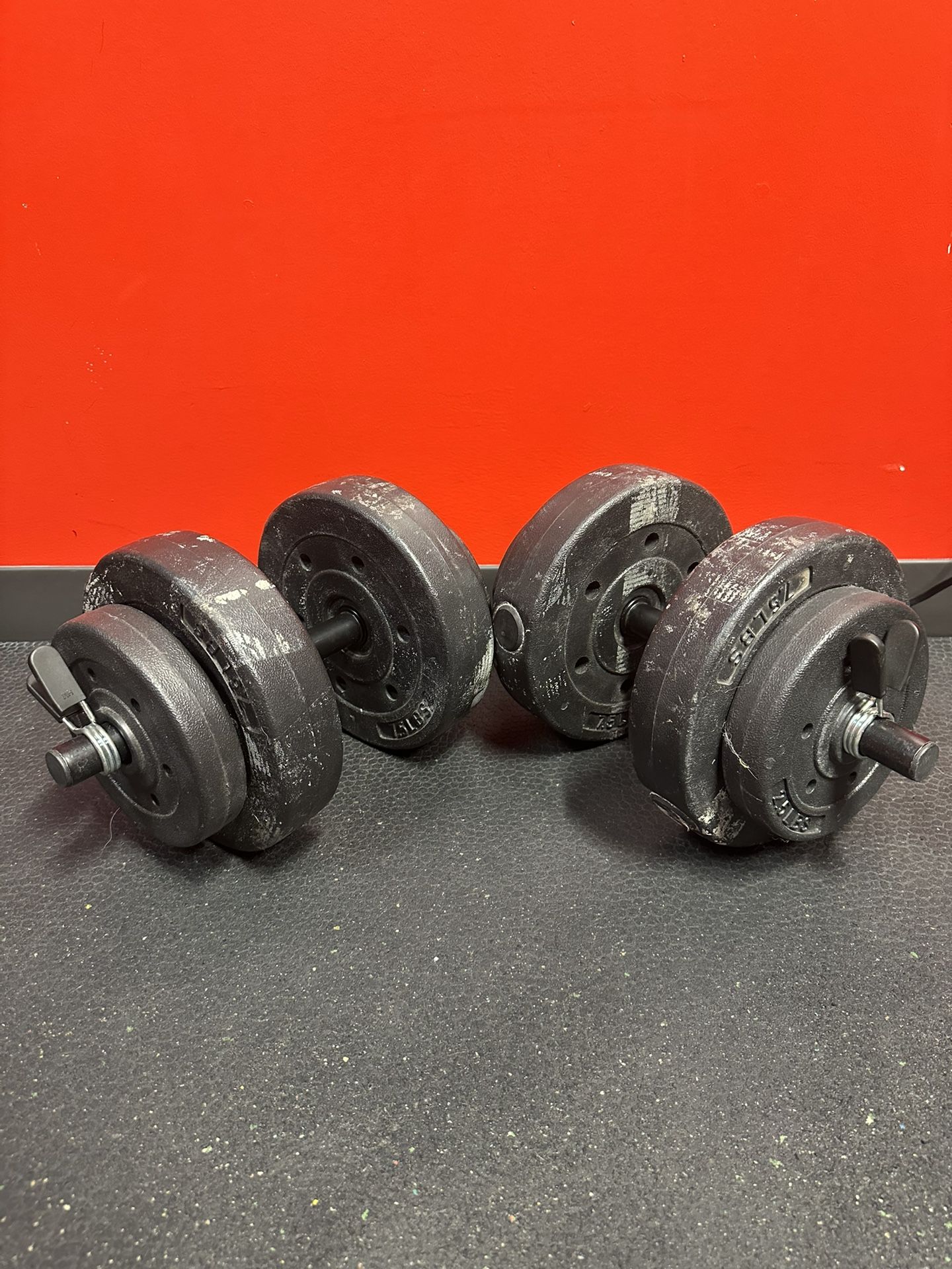 40 lb Adjustable Vinyl Dumbbell Set