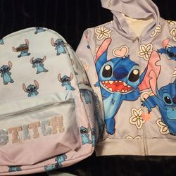 Stitch Backpack And Kids MD coat