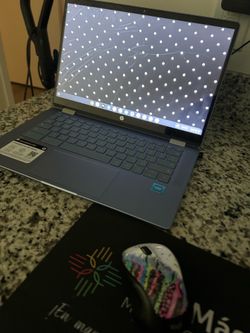 Hp laptop blue