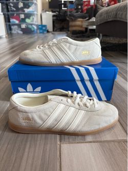 Women's adidas Originals Gazelle Lo Pro Shoes - Ivory/Off White/Gum - Size 6, 6.5, 8.5