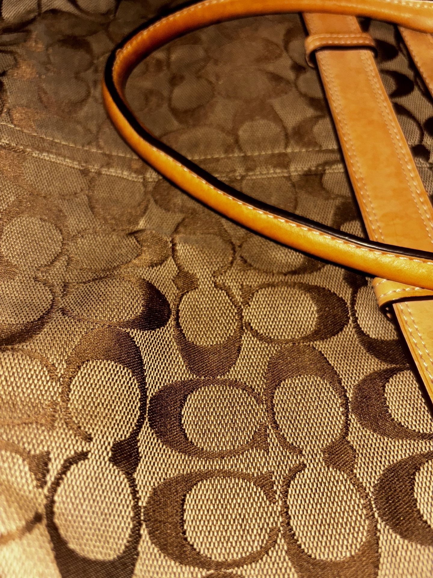 Coach Hampton Signature Horsebit Carryall