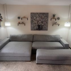 Used Gray Couch 10’ 7” X 5’ 3”