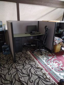 Six Friant Office Cubicles