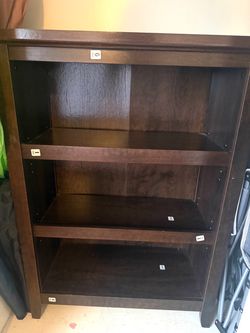 5 tiers wooden bookshelf