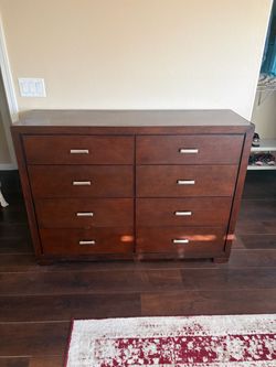 Dresser with mirror
