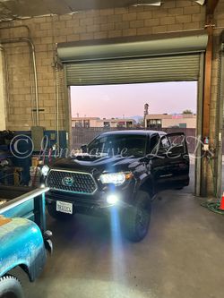 6000k Glacier White LED Headlight And 3000k Jdm Yellow LEDs Fog Lights 