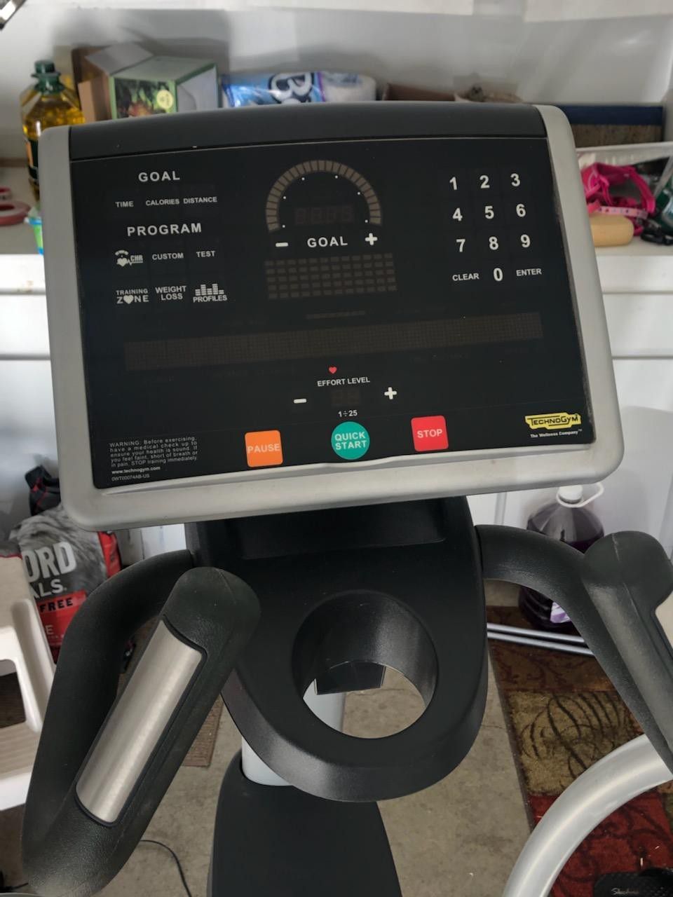 $350 obo technoGYM elliptical work out machine
