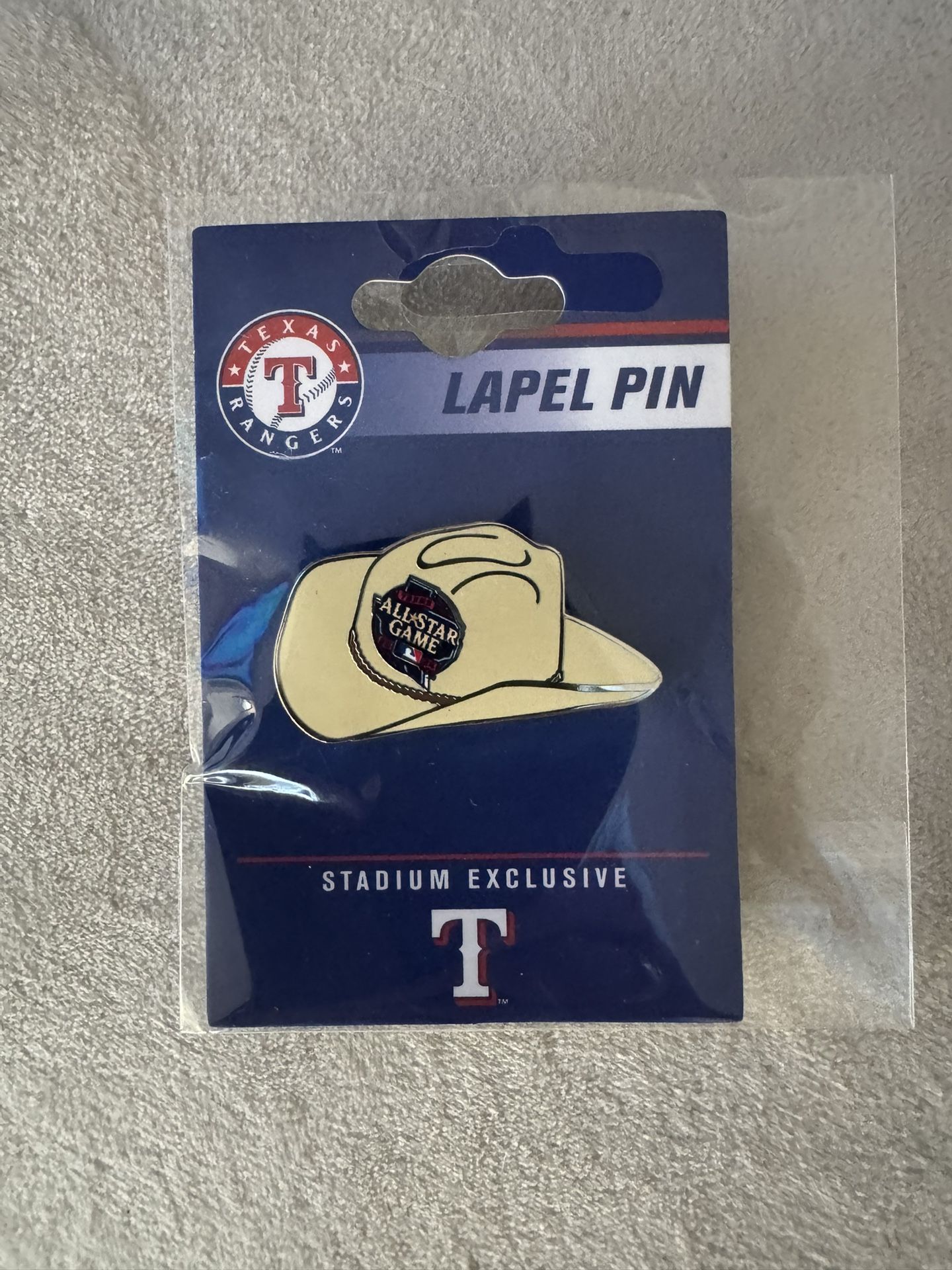 2024 MLB Texas All Star Game Stadium Exclusive Pin Cowboy Hat