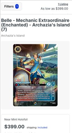 Belle enchanted lorcana