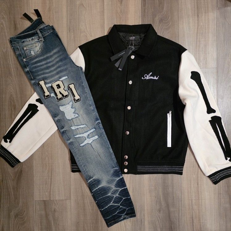 AMIRI jacket + Jeans COMBO