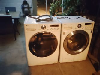 LG Front-Load Washer and Dryer Set