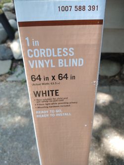 Cordless Vinyl Blinds (NEW)