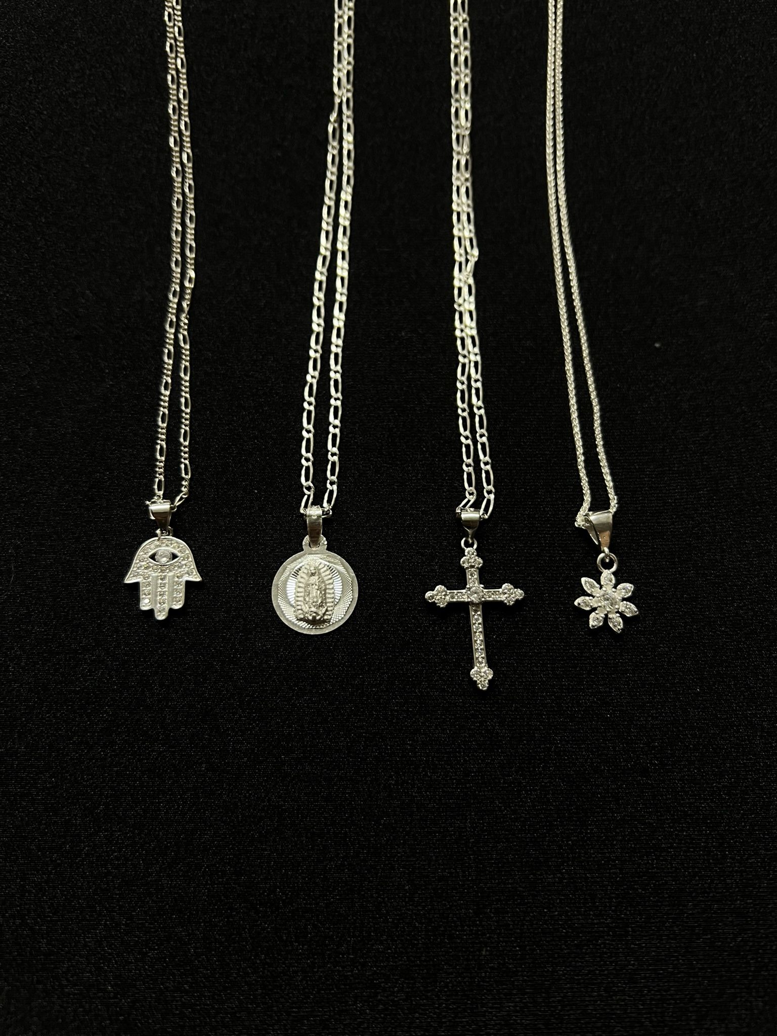 Real Silver Necklace Sets