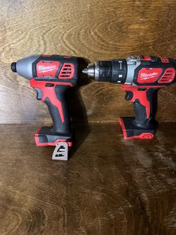 Milwaukee Drill and Impact Drill M18