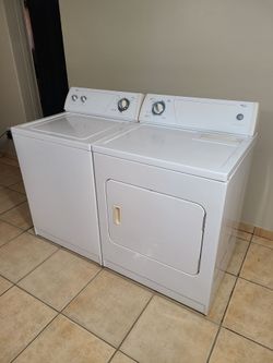 Whirlpool Washer And Electric Dryer Free Deliver And Install 3 month warranty