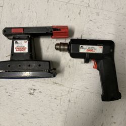 Houseworks 7.2 volt cordless drill/ sander tool set- needs battery 