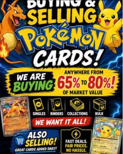 Buying Pokémon Collections, Cards and Sealed!