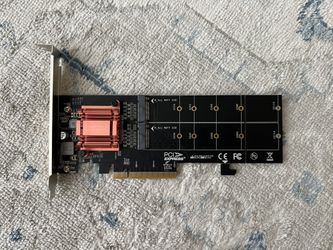 TXB122 Dual NVMe PCIe x8 Adapter Card
