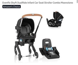Evenflo Gold Shyft DualRide with Storage Infant Car Seat/Stroller Combo
