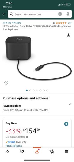 HP Thunderbolt Dock 120W G2