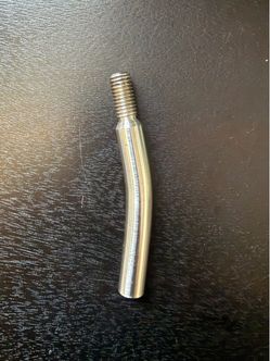 Shift knob extension with bend