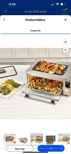 Power grill , 6 in 1 smokeless grill & air fry toaster oven