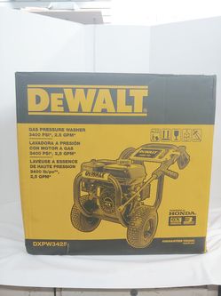 Brand New Dewalt Gas Pressure Washer 3400 PSI Honda DXPW3425