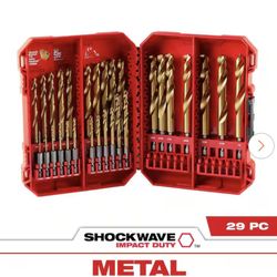 Milwaukee SHOCKWAVE Impact Duty Titanium Drill Bit Set (29-Piece)