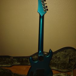 Ebony & Teal VMI Cruise Guitar EXC Pro Fret-level Setup Spa Perfect & Box!