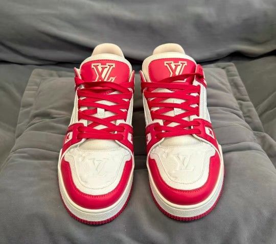Louis Vuitton Trainer - Purple Red and Rose Red - Low Top - Sneaker
