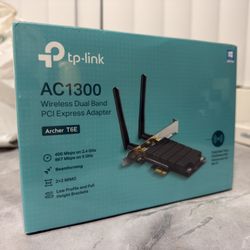 TP-Link Archer T6E AC1300 Wireless Dual Band PCI Express Adapter SEALED 