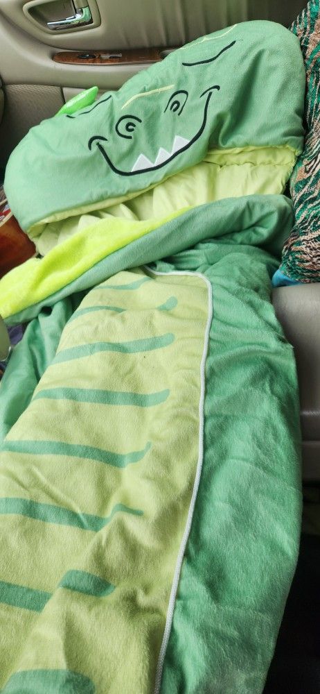 Puff The Magic Dragon Hoodie Sleeping Bag