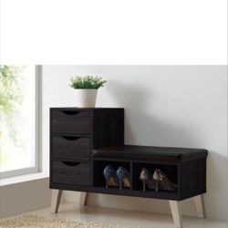 Entrance Bench With Drawers And Shoe Storage