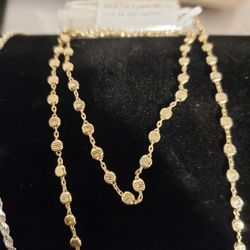 Silver Gold Plated Chain